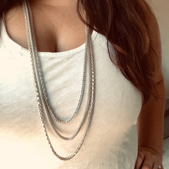 Target Jewelry - Silver layered chains Target Jewelry - Silver layered chains